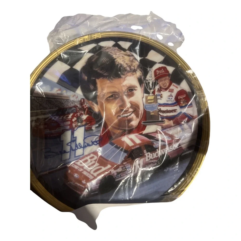 Bill Elliott Collector plate Limited‎ edition #115 Of 7500 W/COA 1993